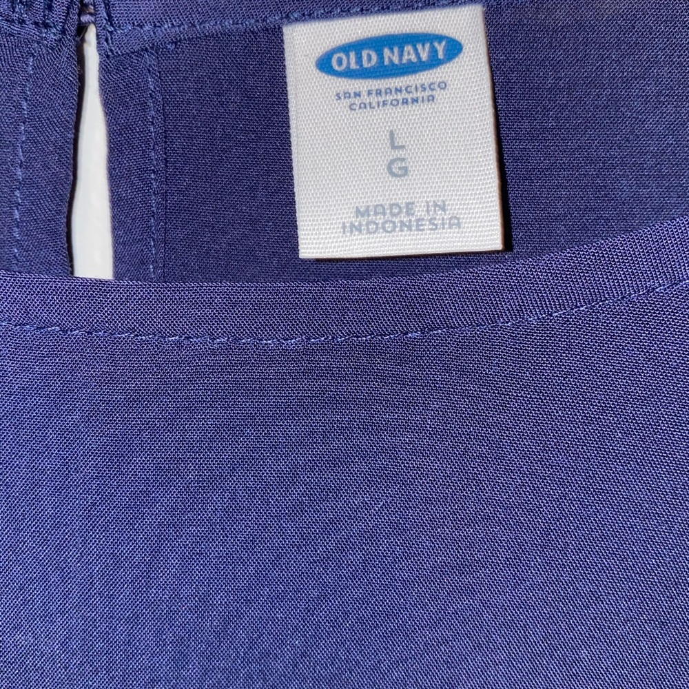 NWT Old Navy Ruffled-Sleeve Shift Dress Size Large - Picture 6 of 8